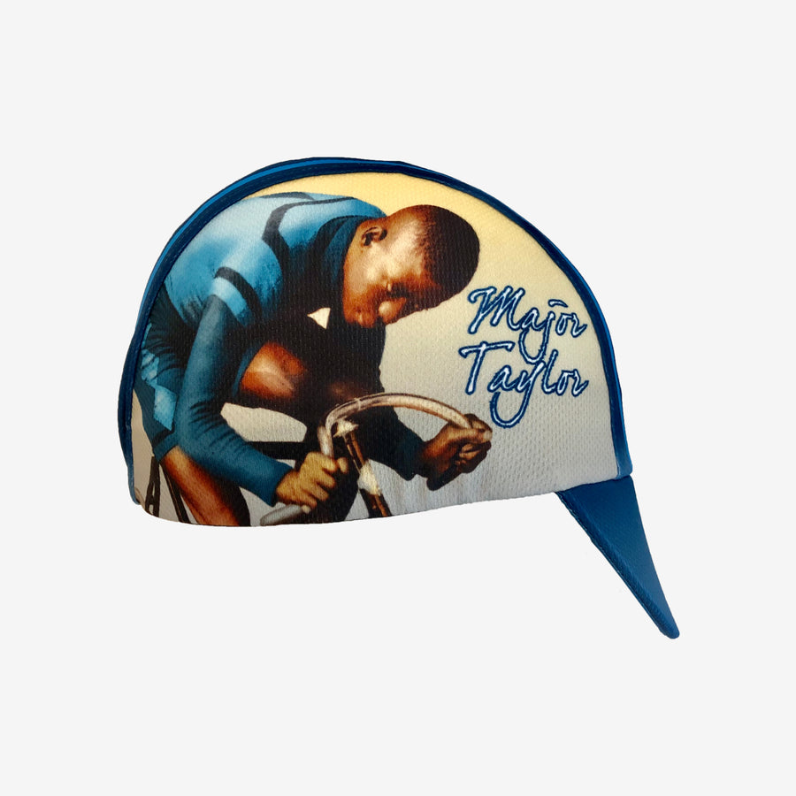 Black Cyclone Style Biking Cap | Major Taylor Cycling Wear